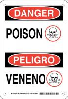 38J926 DANGER/PELIGRO SIGN 10X7