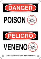 38J927 DANGER/PELIGRO SIGN 10X7