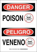 38J931 DANGER/PELIGRO SIGN 14X10