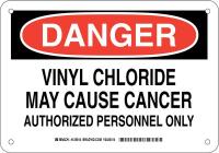 38J950 DANGER SIGN 7X10