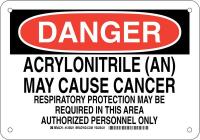 38J957 DANGER SIGN 7X10