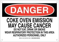 38J978 DANGER SIGN 10X14