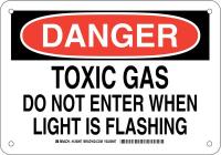 38K029 DANGER SIGN 7X10