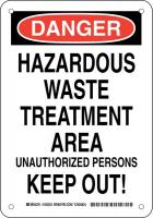 38K167 DANGER SIGN 10X7