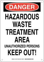 38K170 DANGER SIGN 14X10