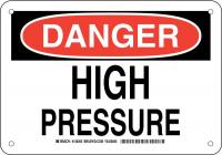 38K198 DANGER SIGN 7X10