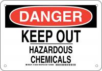 38K222 DANGER SIGN 7X10