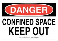 38K409 DANGER SIGN 10X14