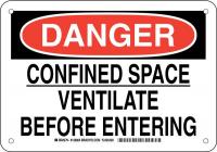 38K422 DANGER SIGN 7X10