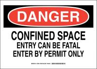 38K439 DANGER SIGN 10X14