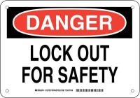 38K544 DANGER SIGN 7X10