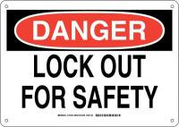 38K547 DANGER SIGN 10X14