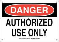 38K588 DANGER SIGN 10X14
