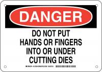 38K640 DANGER SIGN 7X10