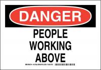 38K709 DANGER SIGN 7X10