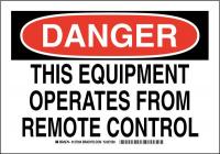 38K721 DANGER SIGN 7X10