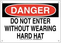 38K782 DANGER SIGN 10X14