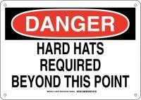 38K826 DANGER SIGN 10X14