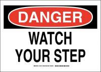 38K906 DANGER SIGN 10X14