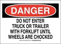 38K949 DANGER SIGN 10X14