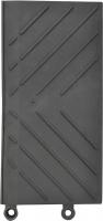 38N613 Female Ramp, 6 In x 12 In, Black, PK 6