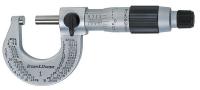 38P027 Outside Micrometer, Range 0-1 In
