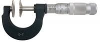 38P042 Flange Micrometer, Range 0-1 In