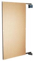 38P115 Swing Pegboard, Steel, 24x48 In., Brown
