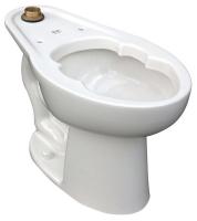 38R062 Siphon Jet Toilet Bowl, Floor, 1.1/1.6 gpf