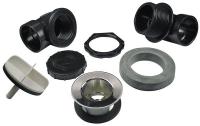 38R072 Waste/Overflow Half Kit, RoughInOnly, ABS