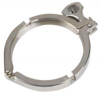 38R151 Clamp, 4 In, 304 Stainless Steel