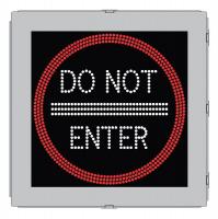 38V937 LED Sign, Do Not Enter, 36x36 in, Red/White