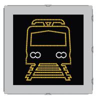 38V949 LED Sign, Transit Vehicle Approach, 24 x24