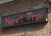 38V954 LED Message Display, 1-Mod, 13 x 31 in, Red