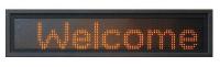 38V959 LED Message Display, 3-Mod, 13x31 in, Amber