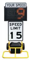 38V960 LED Indoor Radar Speed Sign, 59.2 x 22.5