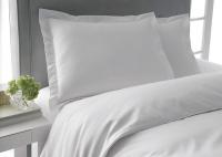 38W345 Pillow Sham, King, White Stripe, PK20