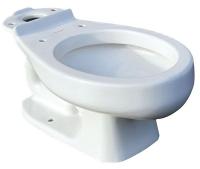 38W397 Siphon Jet Toilet Bowl, 1.28 gpf, White