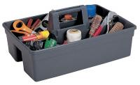 38W623 Tool Caddy, 11x15-3/4x6-3/4, Plastic, Grey