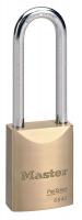 38W771 Rekeyable Padlock, 1-1/2 in H, Brass