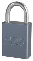 38W785 Non-Rekeyable Padlock, 1 in H, Aluminum