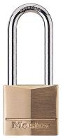 38W797 Solid Body Padlock, 2 in H, Brass