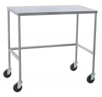 38X048 Mobile Instrument Table, SS, 30x16x34