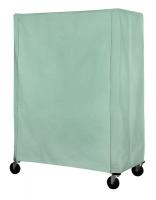 38X417 Cart Cover, 48x24x63, Green, Nylon