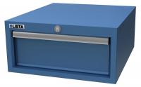 38X776 Hanging Cabinet , One Drawer, Brt Blue