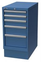 38X779 Cabinet Pedestal, (5)Drawer, Brt Blue