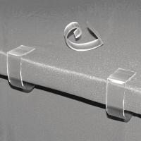 38X919 Table Cloth Clip, Rigid PVC, PK 250