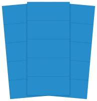 38Y355 Colored Magnetic Strips, Blue, PK 25