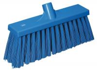 38Y443 Floor Broom, Stiff, Poly, 3 x 12, Blue