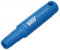 38Y452 Mini Handle, 1-1/4 x 6-1/2 in, Poly, Blue